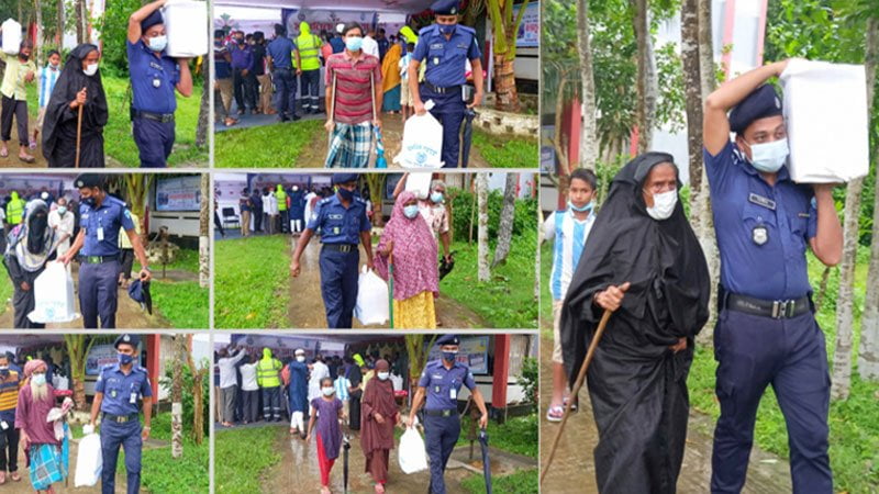 মানবিকতায় প্রশংসিত চাঁদপুর জেলা পুলিশ