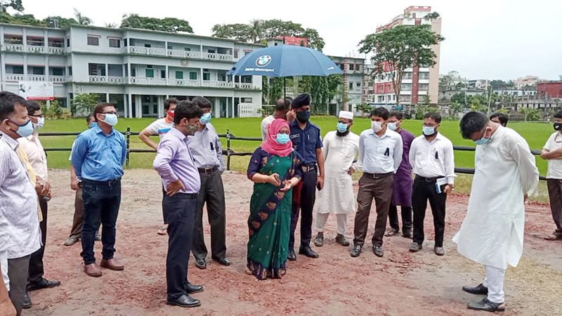 চাঁদপুরে বঙ্গবন্ধুর প্রতি শ্রদ্ধার্ঘ্য অর্পণ প্রস্তুতি তদারকিতে জেলা প্রশাসক