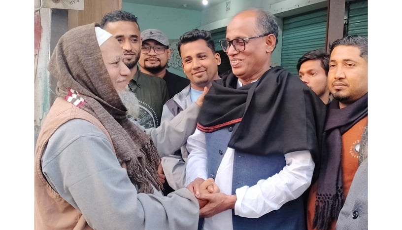 চাঁদপুর সদর উপজেলা নির্বাচনে সম্ভাব্য চেয়ারম্যান প্রার্থী আইয়ুব আলী বেপারীর গণসংযোগ