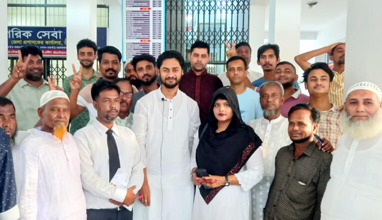 আপিলে বৈধ চেয়ারম্যান প্রার্থী রাকিব মাঝি