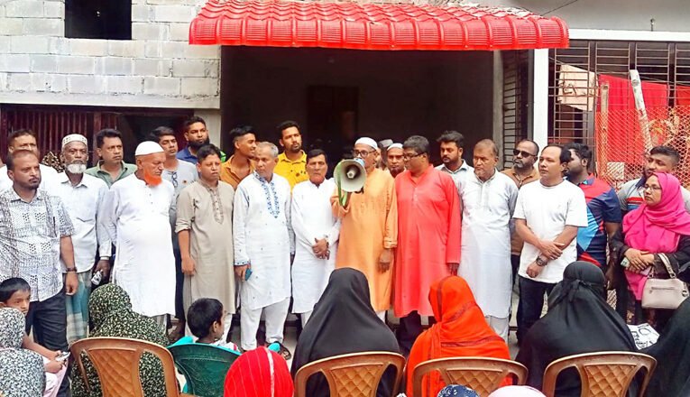 শাহমাহমুদপুর ইউ‌নিয়‌নে আইয়ুব আলীর দোয়াত কলম মার্কার সমর্থনে উঠোন বৈঠক