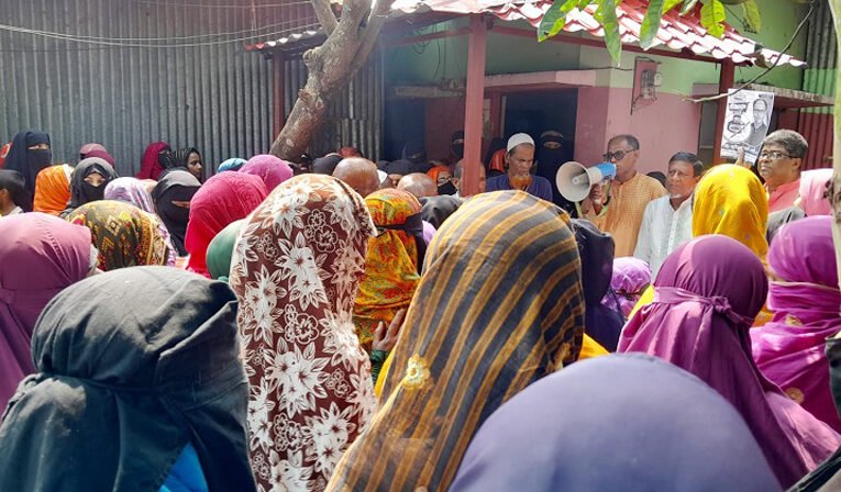 পৌর ১৪নং ওয়ার্ড ও দুটি ইউনিয়নে চেয়ারম্যান প্রার্থী আইয়ুব আলী বেপারীর গণসংযোগ