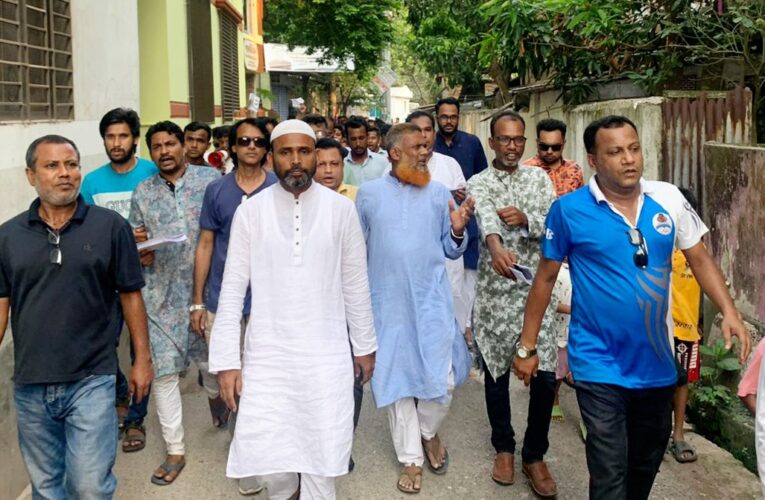 চেয়ারম্যান প্রার্থী হুমায়ুন কবির সুমনের ঘোড়া মার্কার সমর্থনে গণসংযোগ ও উঠান বৈঠক