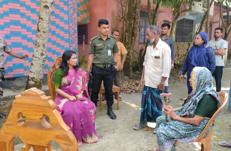 শাহরাস্তিতে প্রশাসনের সহযোগিতায় প্রবাসী ছেলের ঘরে ঠাঁই হলো বৃদ্ধা জয়নব ভানুর
