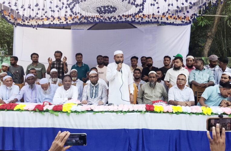 দোয়া ও সমর্থন চেয়ে লক্ষ্মীপুর ইউনিয়নে চেয়ারম্যান পদপ্রার্থী নাছির খানের সমাবেশ 